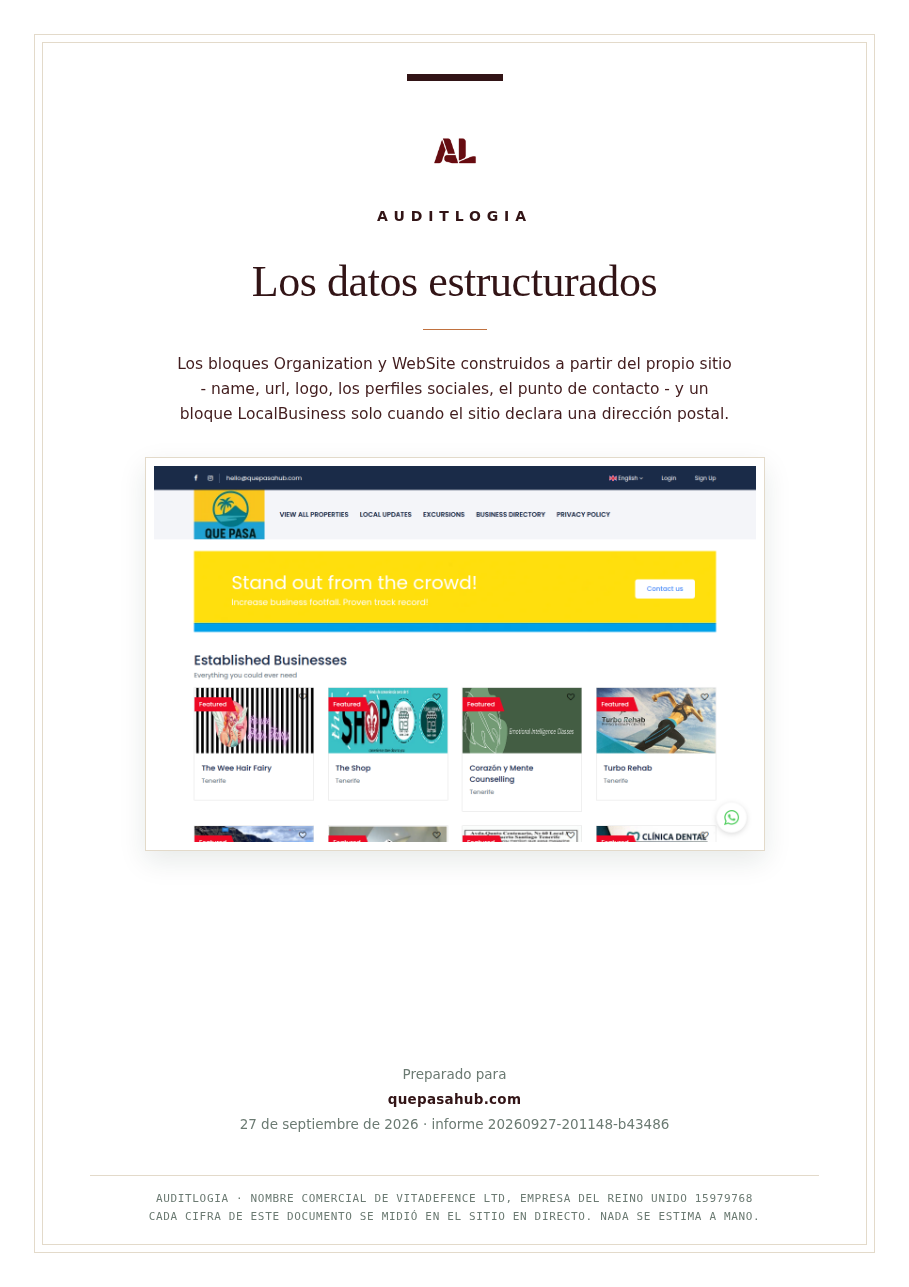 Los datos estructurados