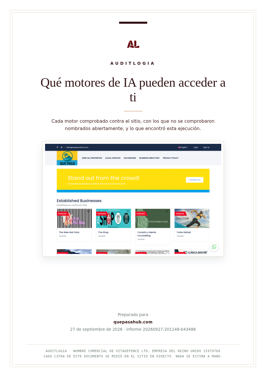 Qué motores de IA pueden acceder a ti