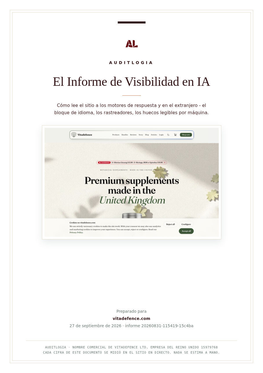 El Informe de Visibilidad en IA
