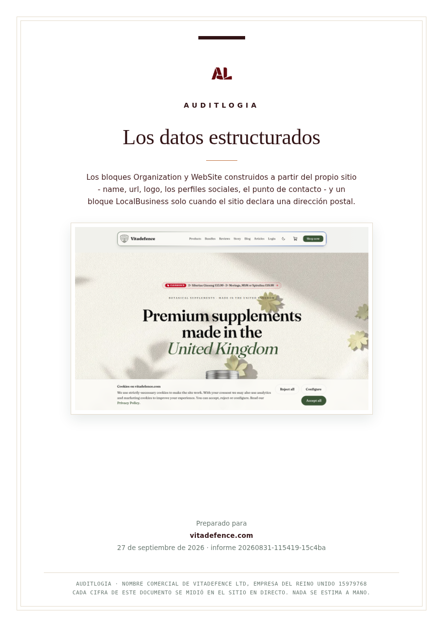 Los datos estructurados