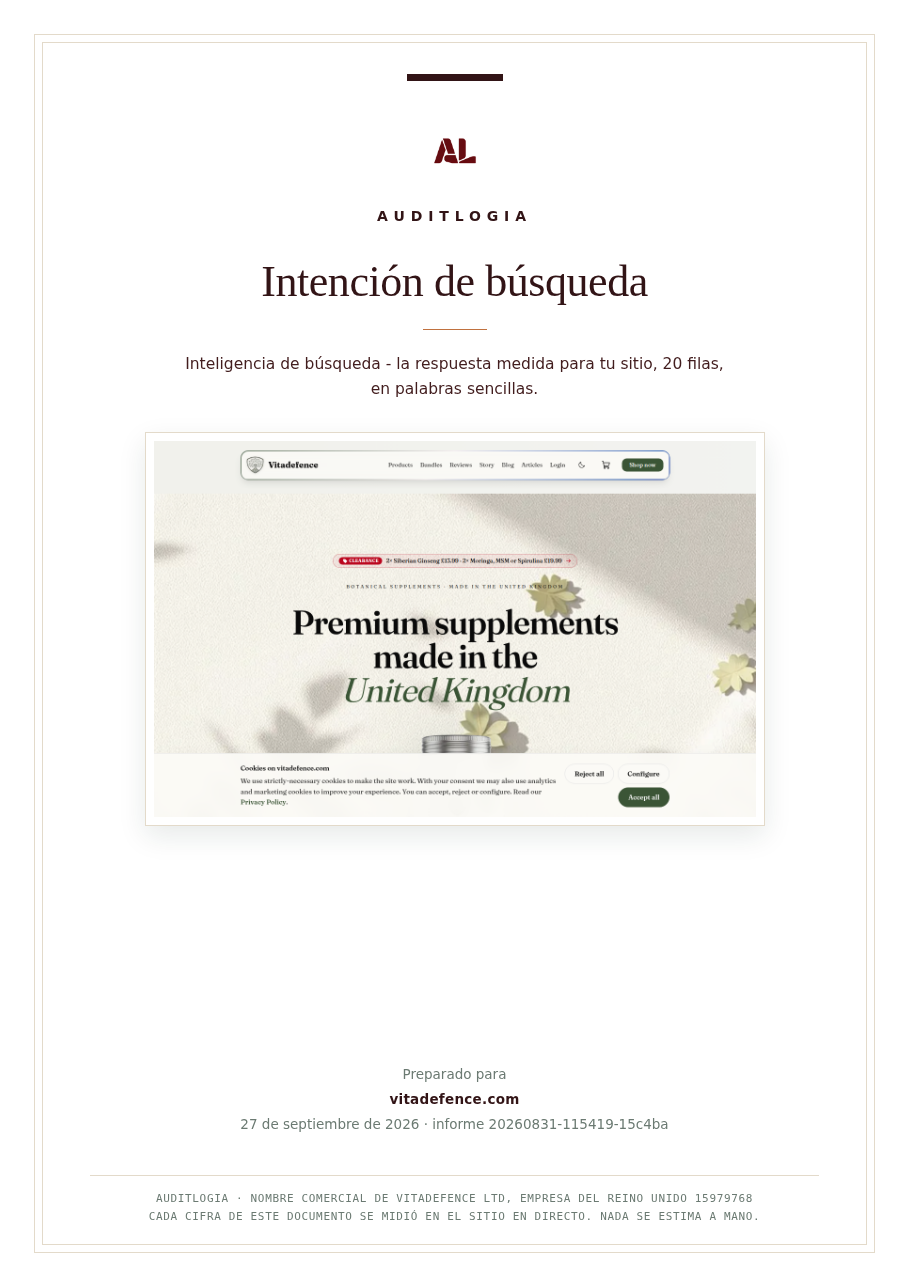 Intención de búsqueda